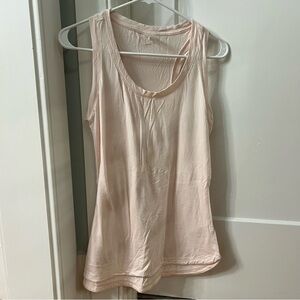 Light Pink Sleeveless Workout Top